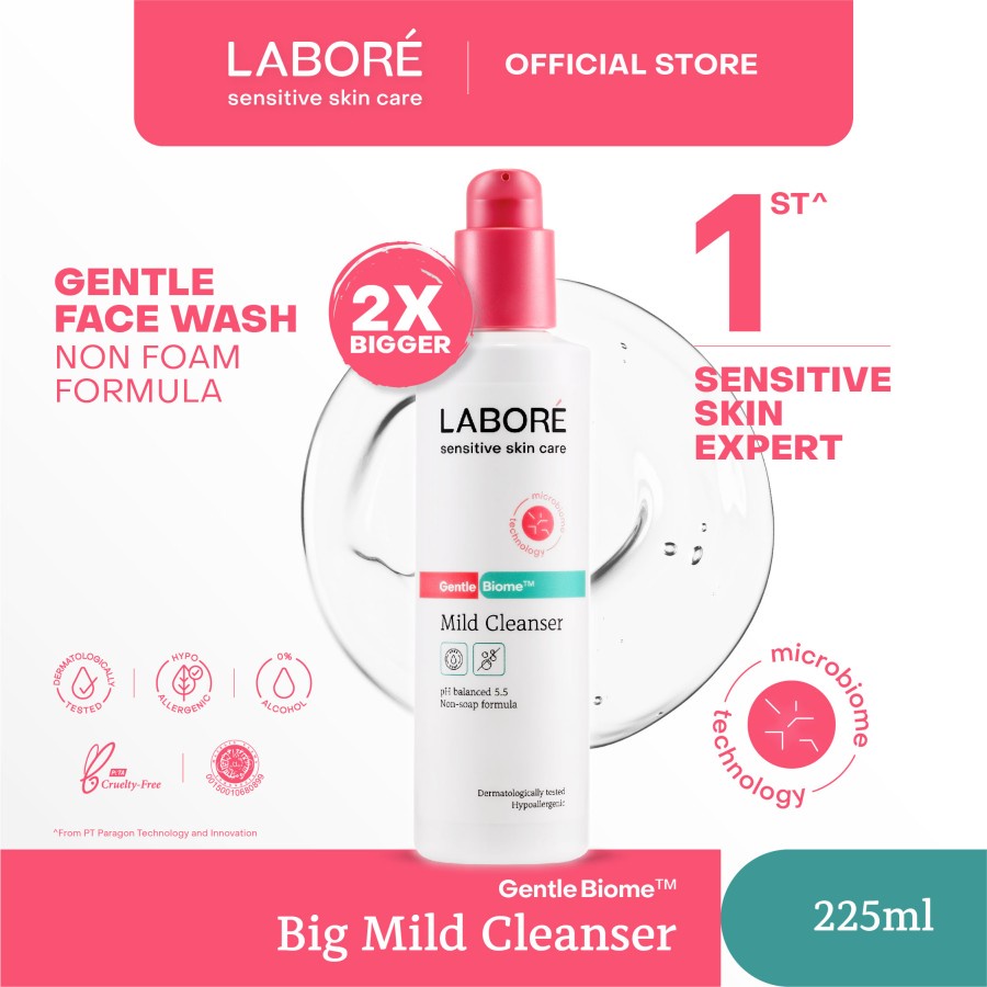 Labore Sensitive Skin Care GentleBiomeTM Mild Cleanser 225ml Shopee