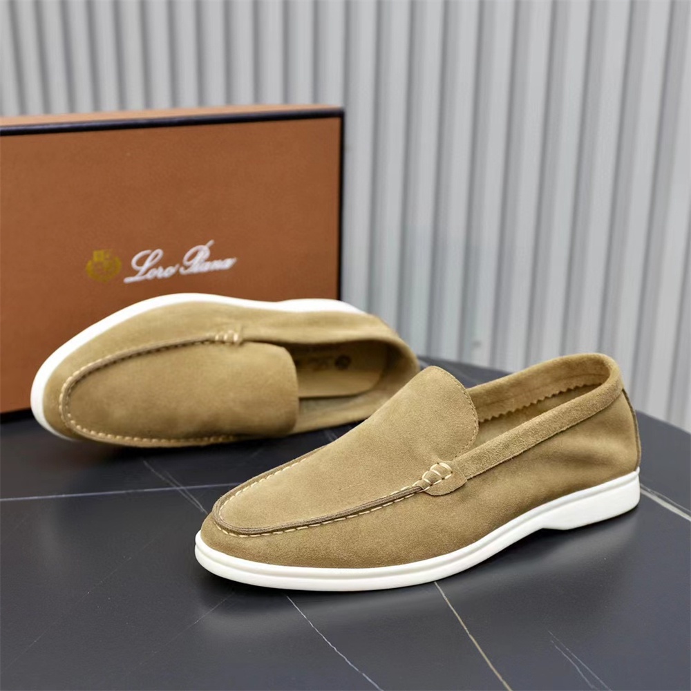 LORO PIANA Loafer Shoes Calfskin velvet | Shopee Philippines