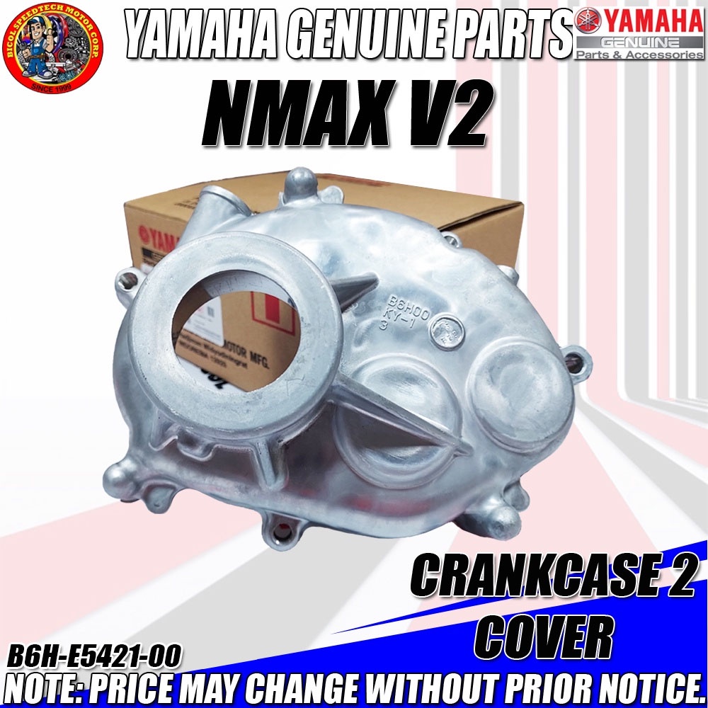 NMAX V2 CRANKCASE 2 COVER (YGP) (GENUINE B6HE542100) Shopee