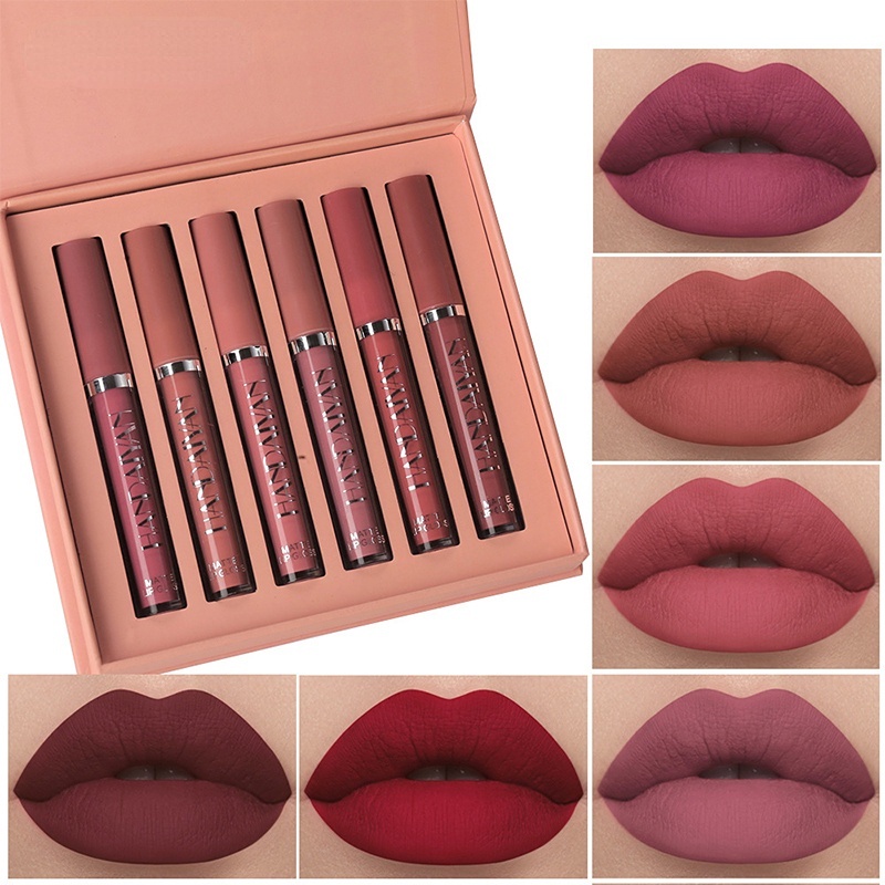 Makeup Lipstick Is Not Easy To Dip Cup Matte Liquid Lipstick Waterproof