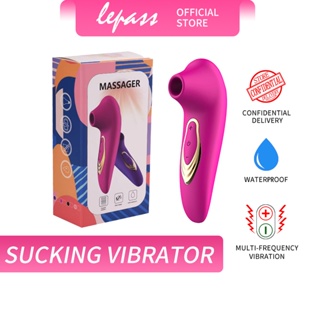 Lepass suck silicone vibrator Sucking Vibrator Vacuum Stimulator Nipple Sex Toys for Female Women
