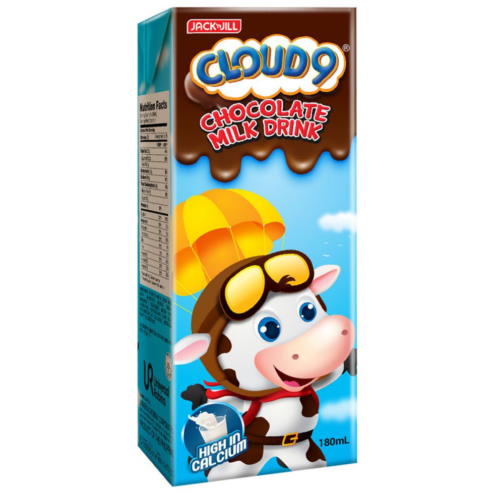 Cloud 9 Ready To Drink Chocolate Milk Drink 180ml Shopee Philippines