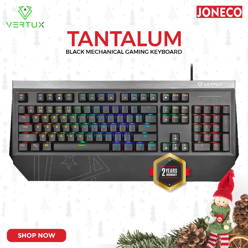 Vertux Tantalum Precision Pro Mechanical Gaming Keyboard Shopee