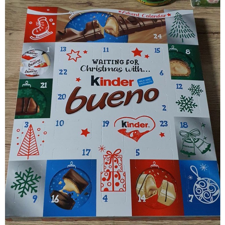 Kinder Bueno Advent Calendar 167g Shopee Philippines