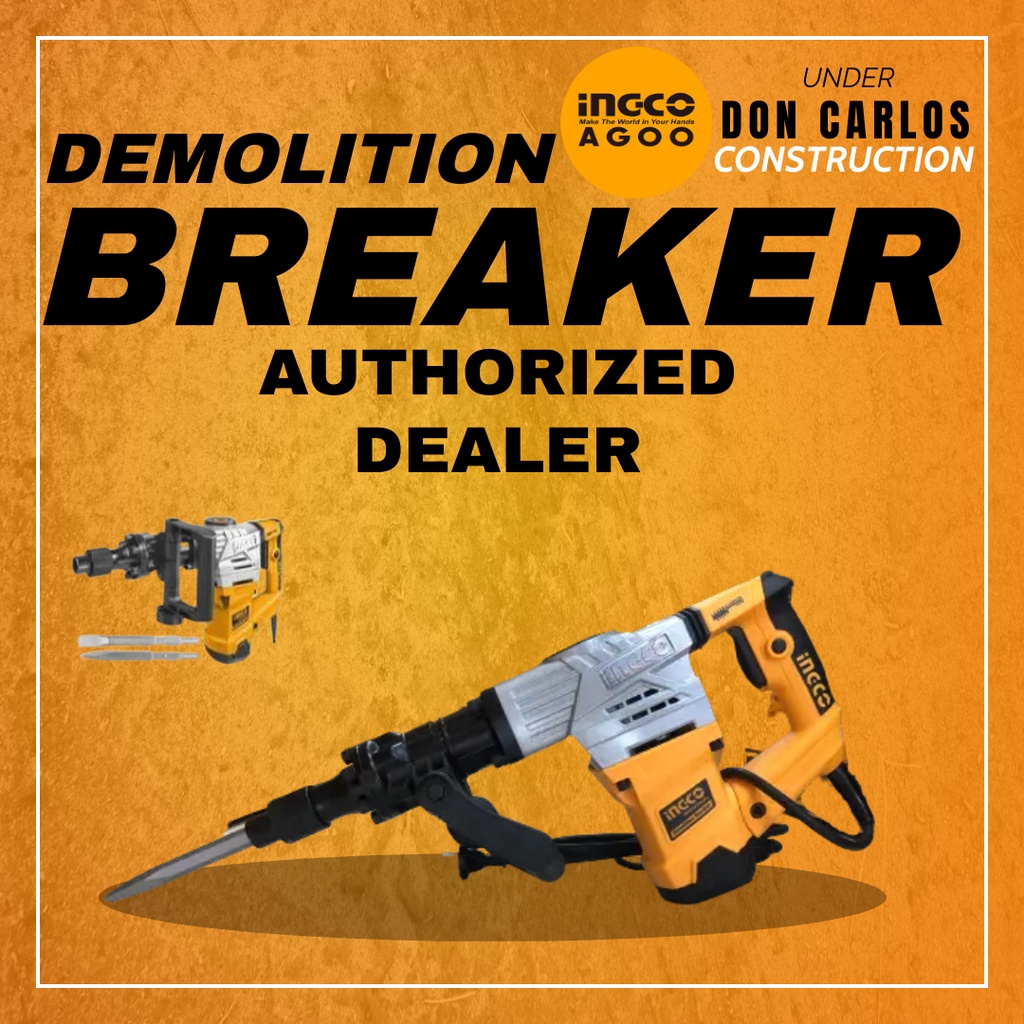 INGCO DEMOLITION BREAKER / CHIPPING GUN 1300W Shopee Philippines