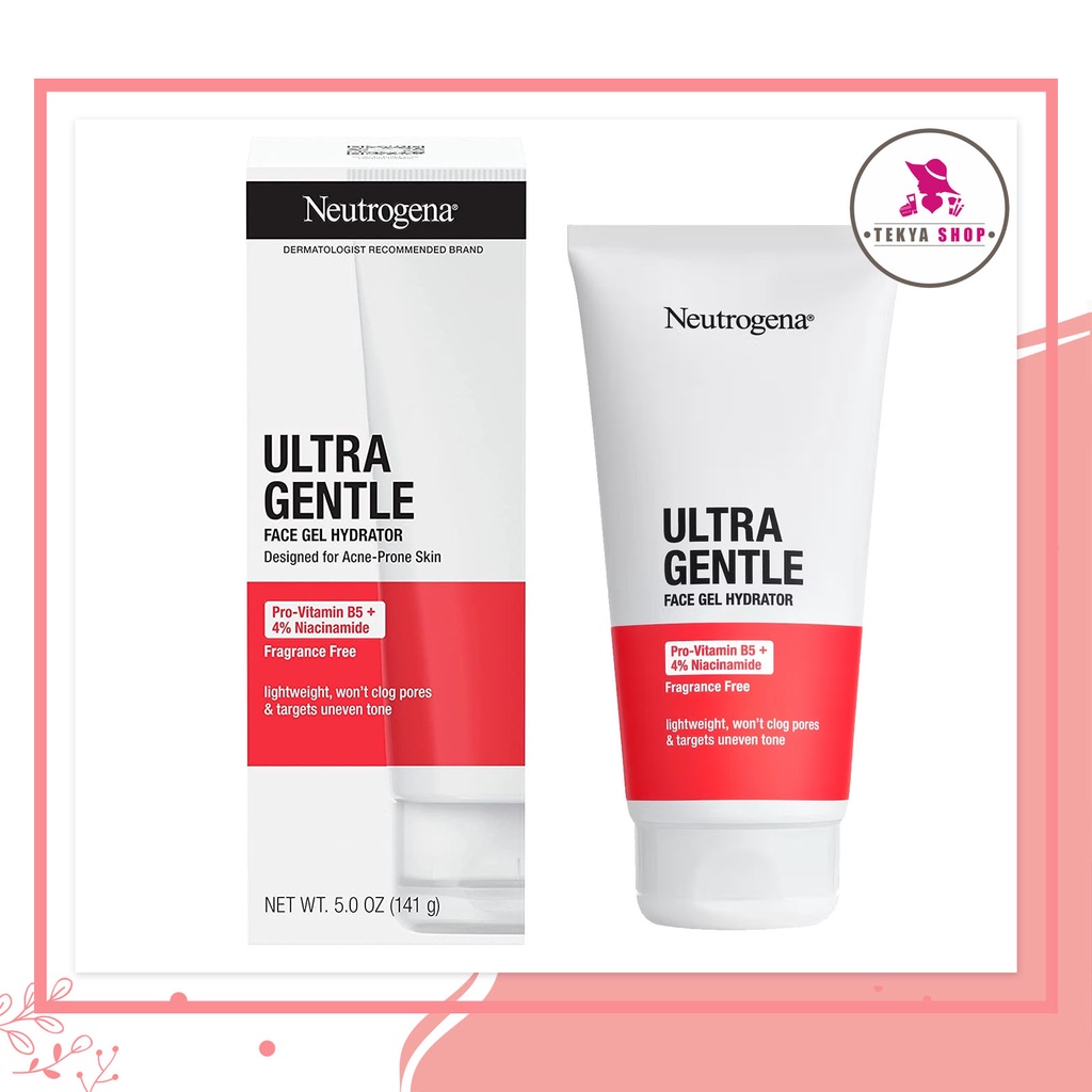 Neutrogena Ultra Gentle Face Gel Hydrator for AcneProne Skin, 141 g