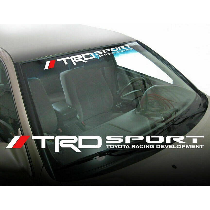 Toyota Racing Development TRD Motorsport Car Windshield Vinyl Sticker