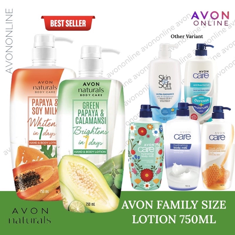 New Avon Hand And Body Lotion Family Size Jumbo 750Ml Shopee Philippines
