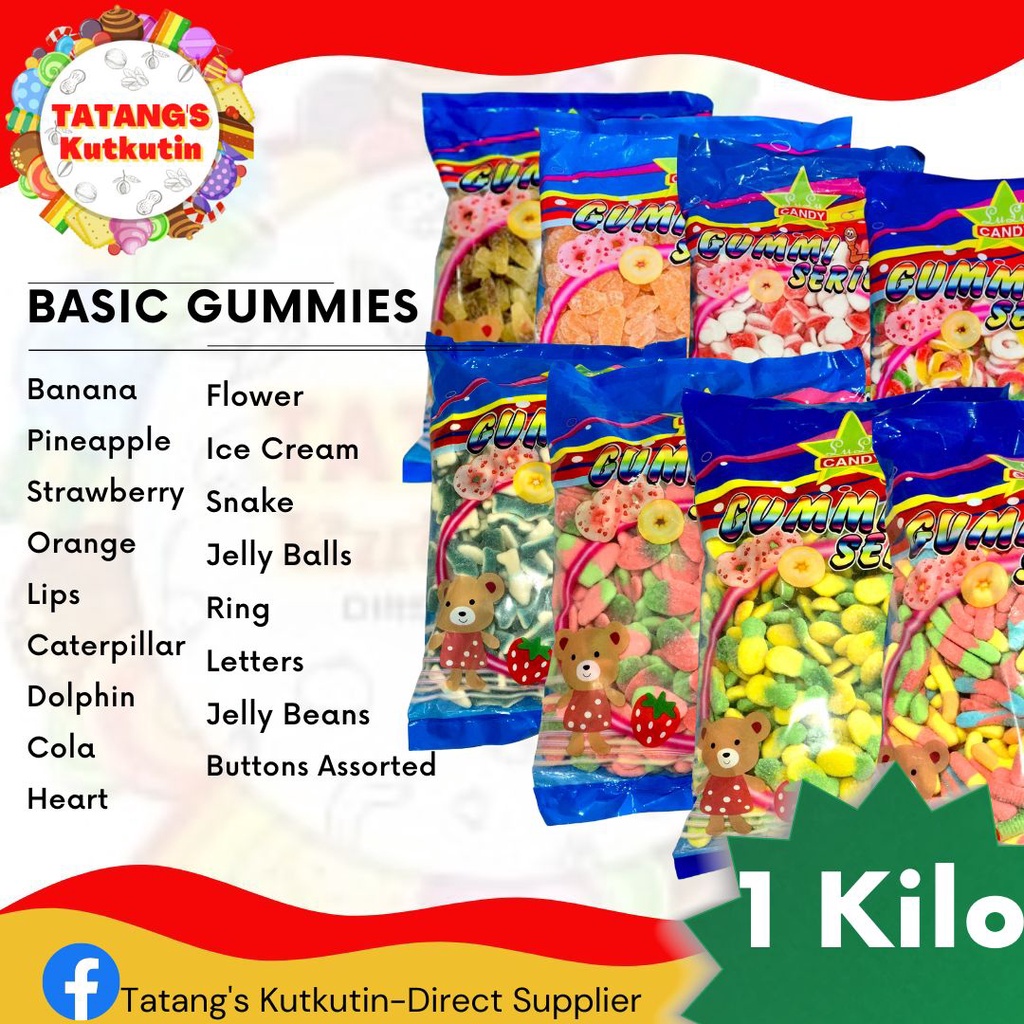 CODCANDY GUMMY 1 KILOGRAMS (LULU/SUNRISE/MELODY/GUMMIES) CHEAPEST