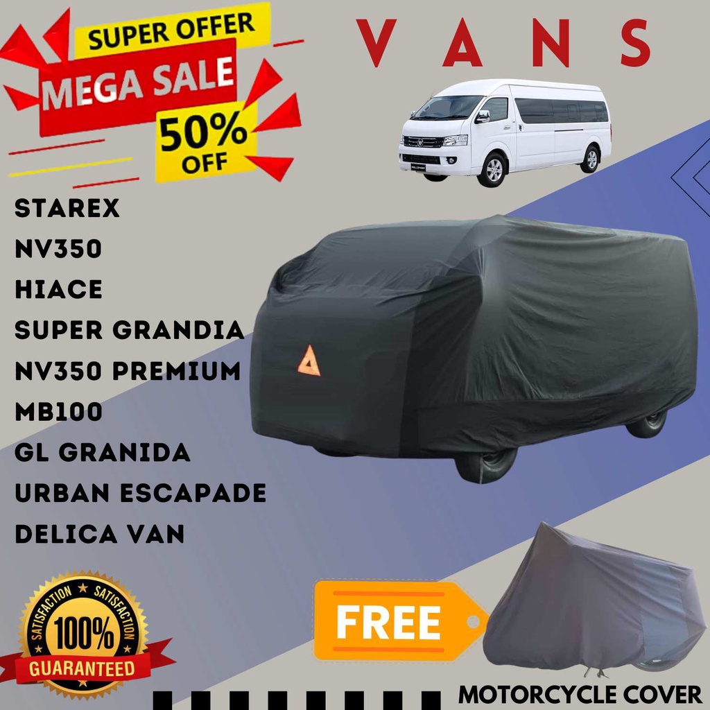 CAR COVER VAN * STAREX * HIACE *GRANDIA* VAN FOTON*L300*URBAN WATER