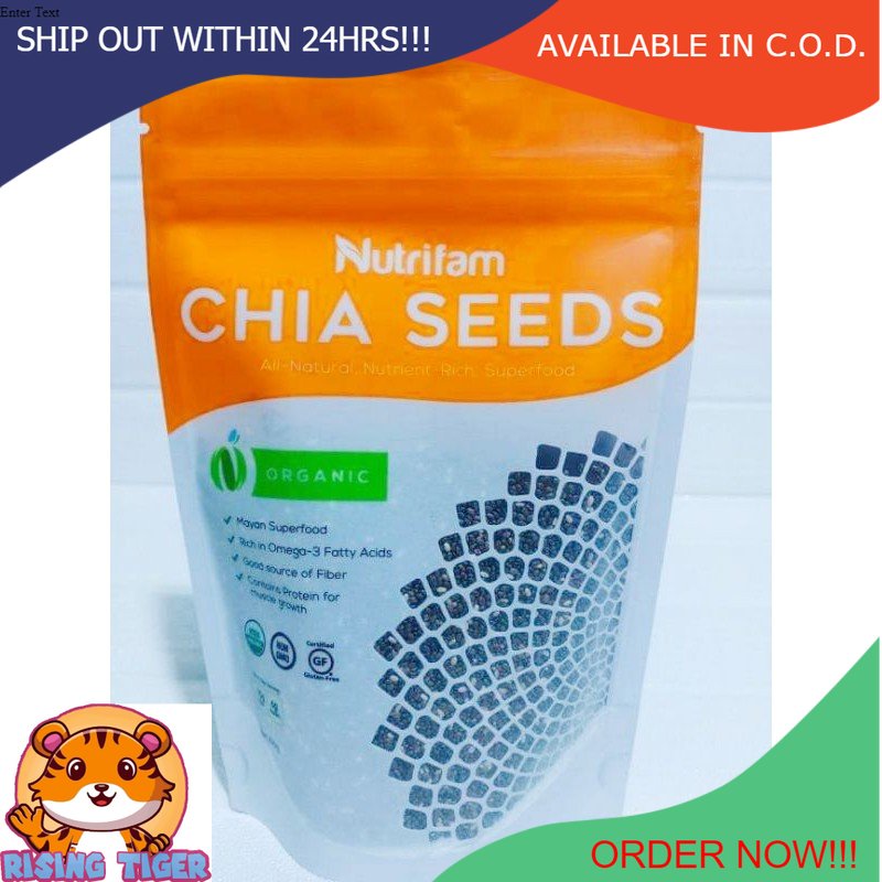 Nutrifam Chia Seeds 100g Shopee Philippines