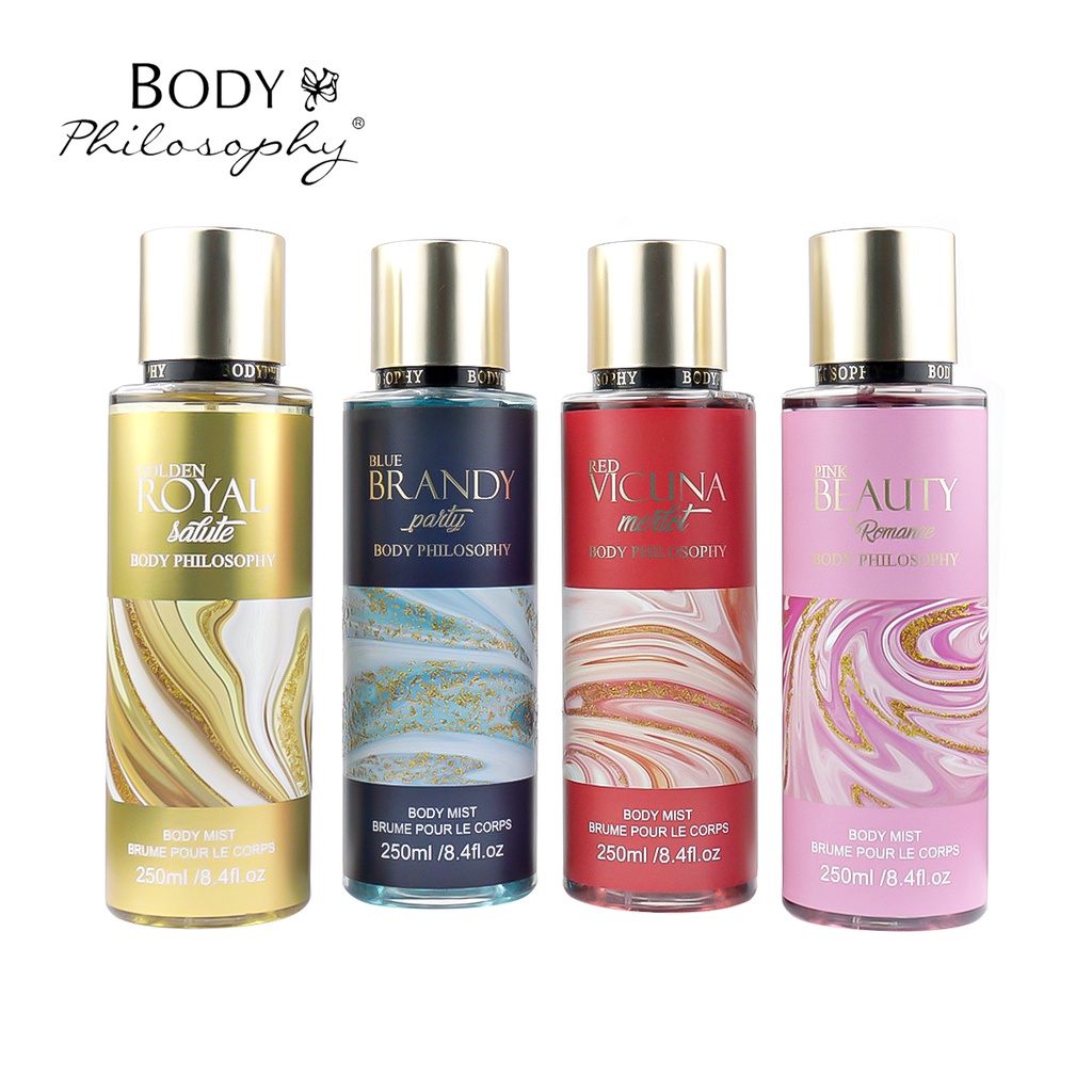 Body Philosophy Blue Brandy Party | Golden Royal Salute | Pink Beauty