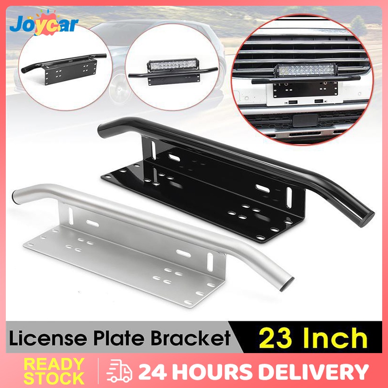 Universal Car Front Bumper Bull Bar Number Plate Holder For Vehicle SUV ...