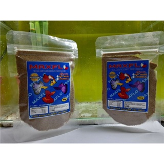 FISH FOOD MAXFLO CRUMBLE 60grams for juveniles and adult guppies