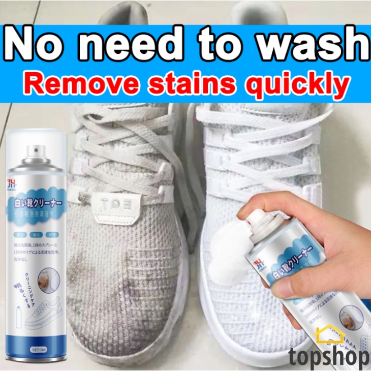 White Shoe Cleaner Spray Sole Whitening Shoe Sneaker Yellow