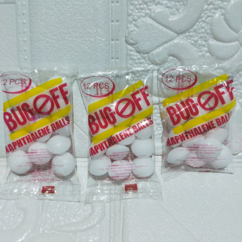 3 packs Effective Moth Balls Natural Camphor Balls Naphthalene Balls