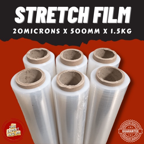 Stretch Film / Jack Wrap 20" inches x 1.5Kg x 20 Microns Shopee
