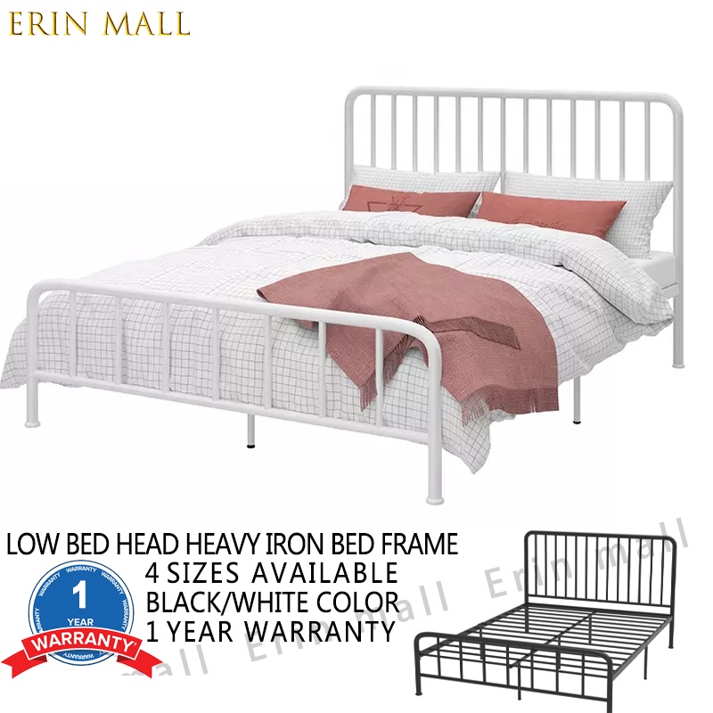 Bed Frame Queen/Double size Bearing 400KG Metal kama King Single Kids