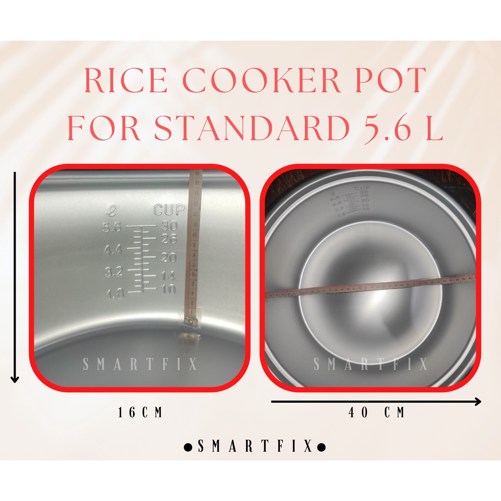 STANDARD Rice Cooker Pot for SRC 30 POT ONLY NOT WHOLE RICE COOKER