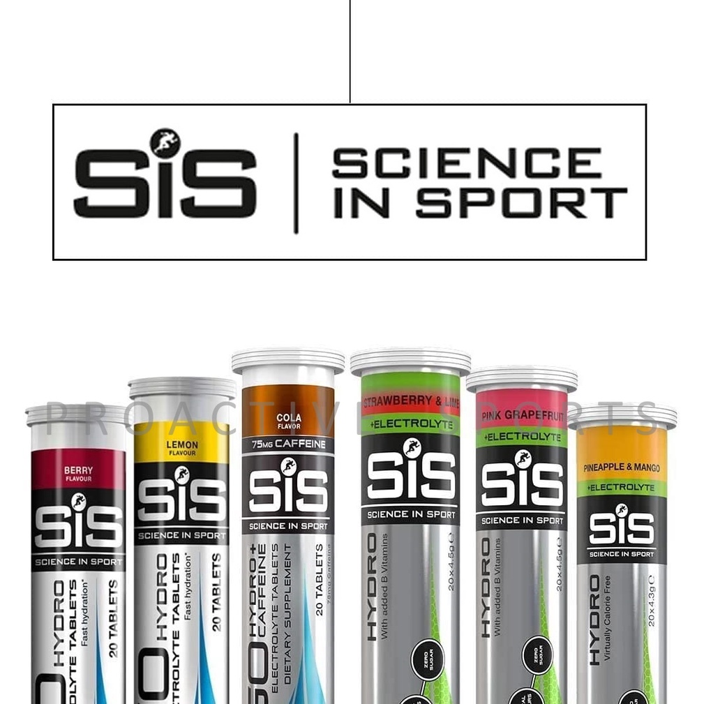 SiS Hydro Electrolyte Tablets, 20-Tab Tube | Shopee Philippines