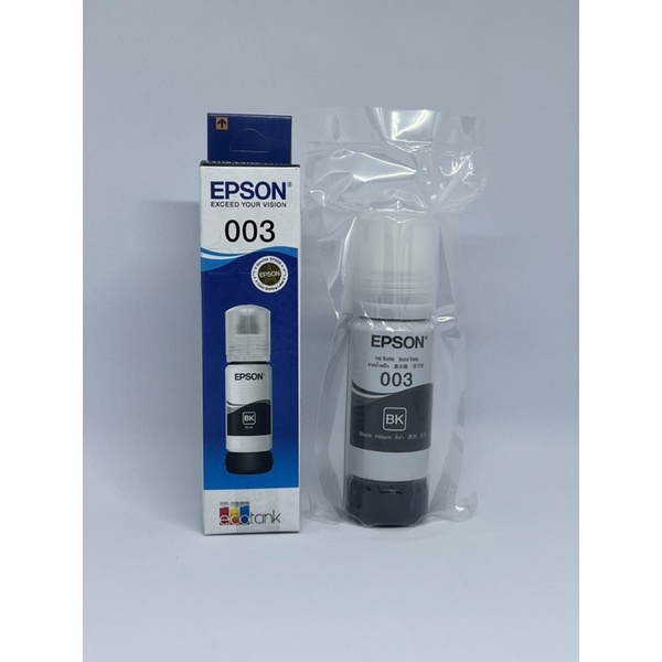 Epson 003 Genuine Ink Bottle 65ml For L1110l3100l3101l3110l3150l5190 Shopee Philippines 7915