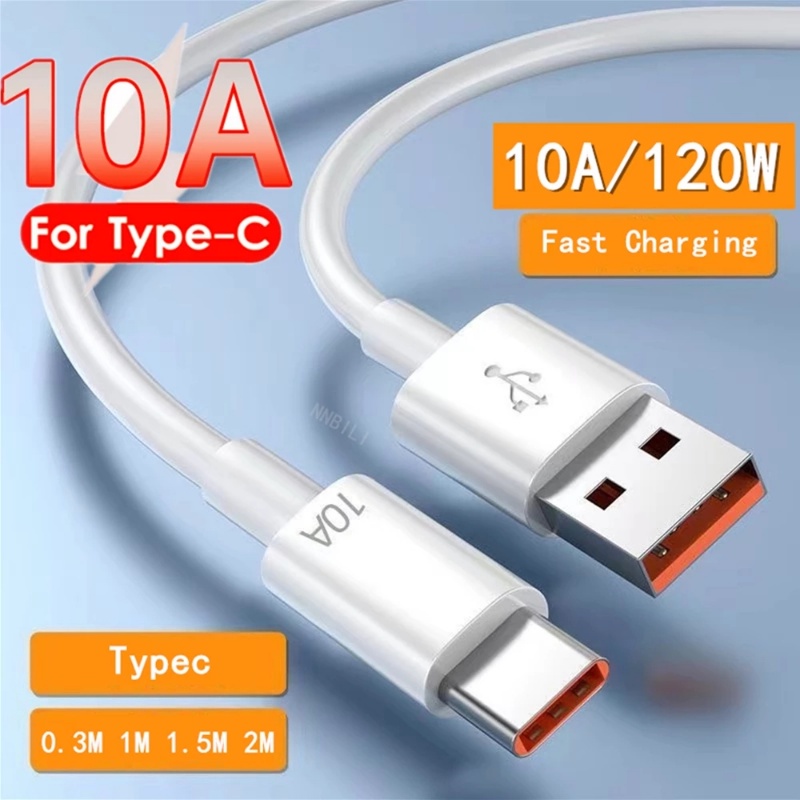 10A 120W Type C USB Cable Super Fast Charge Line Quick Charging USB C Data Cord Shopee Philippines