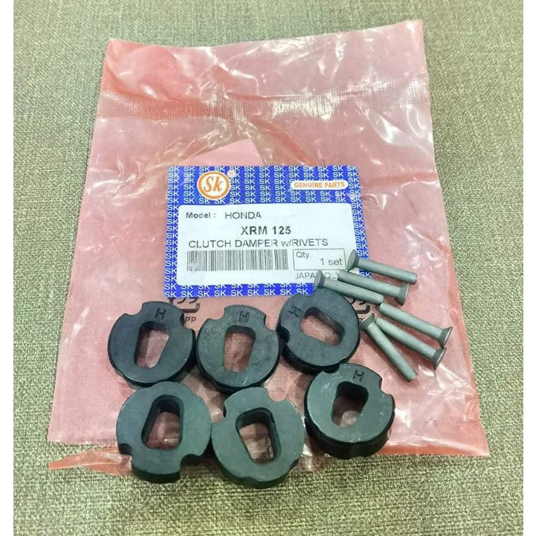 Clutch damper with rivets XRM 125 / Rs 125, SK brand Japan quality