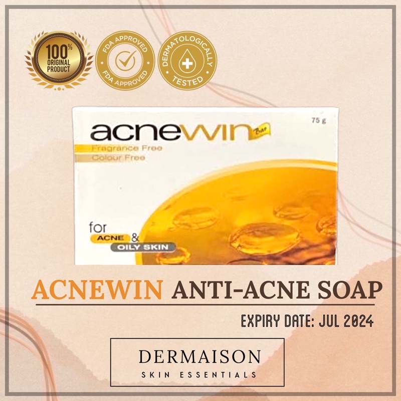 ACNEWIN Antiacne Bar Soap 75g (100 Original) Shopee Philippines