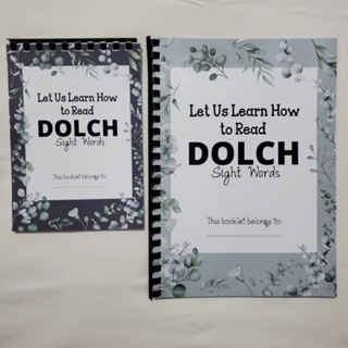 DOLCH Sight Words Book | A4 | 16x22 cm | Grade 1-6