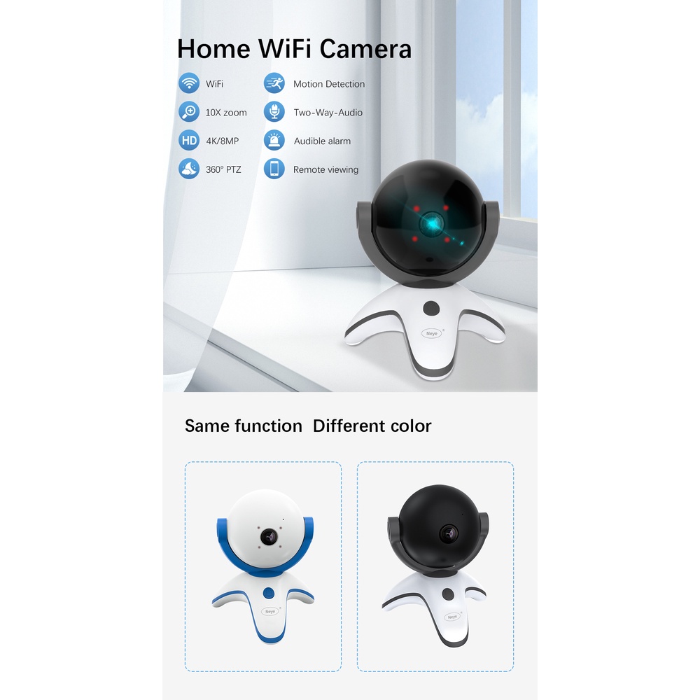 Wifi Ip Camera 8mp 4k 4mp 2k Wireless Home Security Camera For Baby