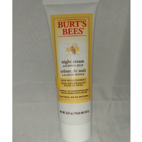 BURT'S BEES Night Cream with Royal Jelly 18.9g (BB JANUARY 2021