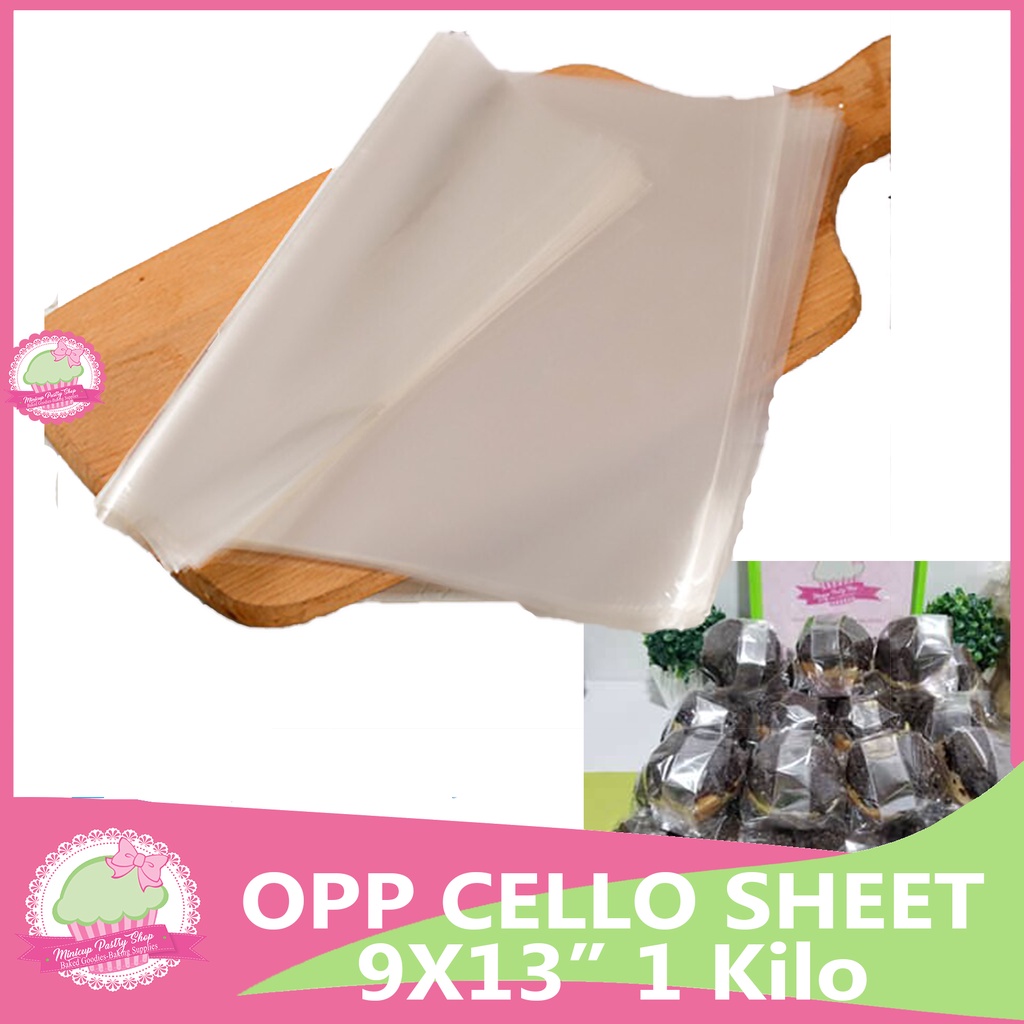 MPS 1 Kilo OPP Cello Sheet 9x13 Packing Sheet Ensaymada Wrapper