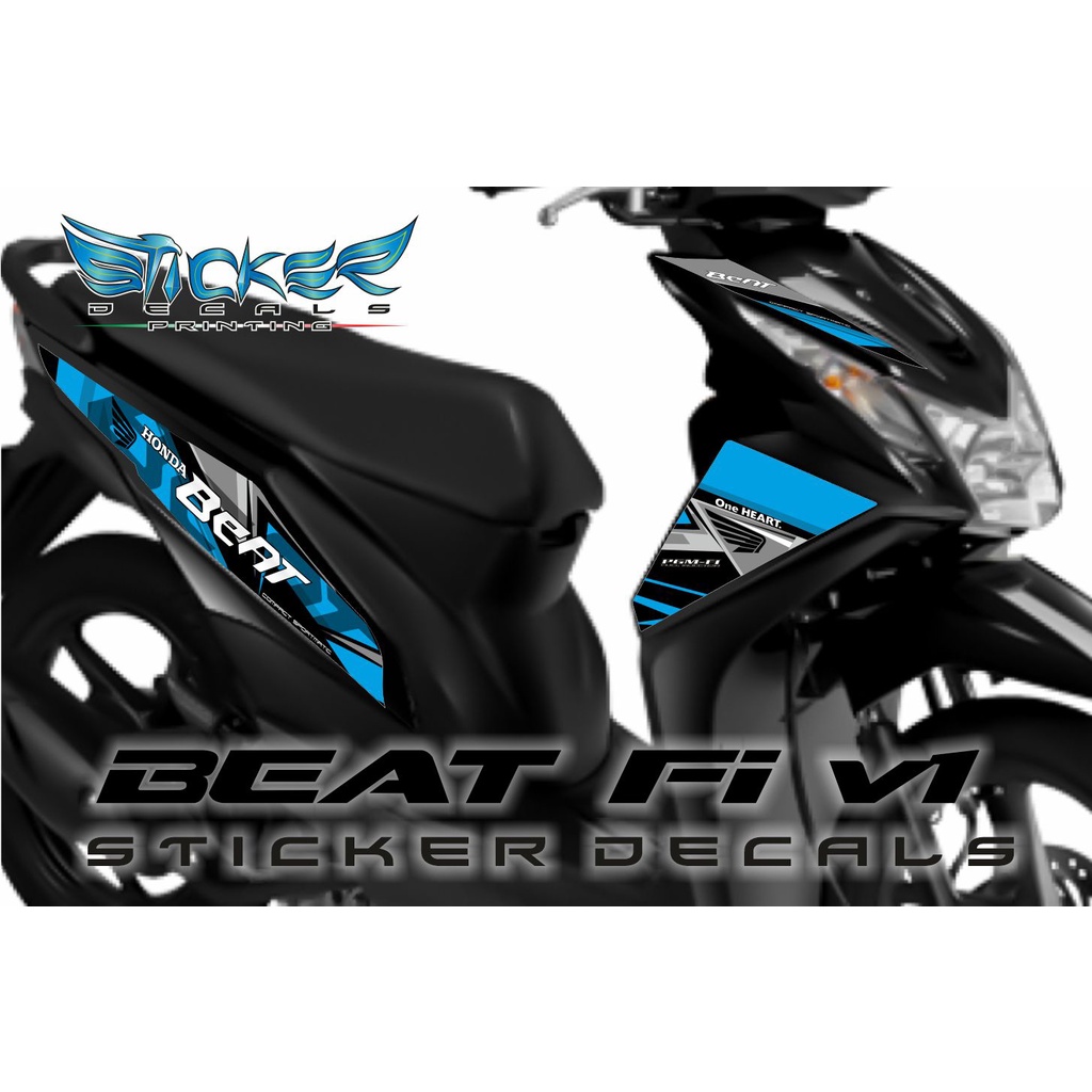 honda BEAT Fi v1 Sticker Decals Shopee Philippines