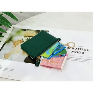 egg wallet ❇Coin Purse Mini Soft Leather Zipper wallet with Chain✰