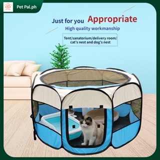 Pet enclosure tent scratch resistant folding dog cage cat delivery room dog house cat house