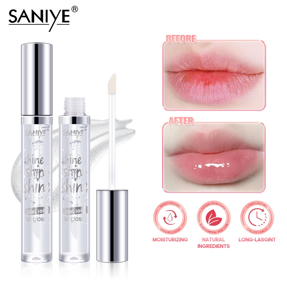 Saniye[bpom] Lip Serum Lip Oil Lip Moisturizer Lipgloss Clear ...