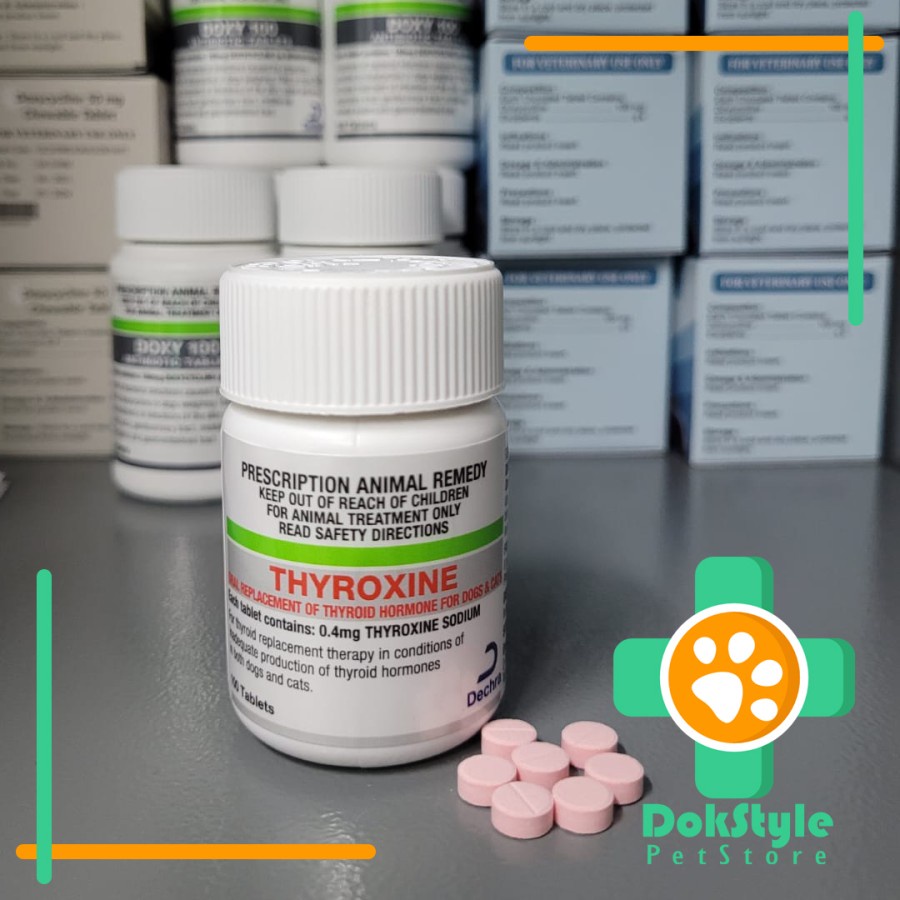 Thyroxine 0.4mg Dog Cat Hormone Medicine per tablet Shopee Philippines