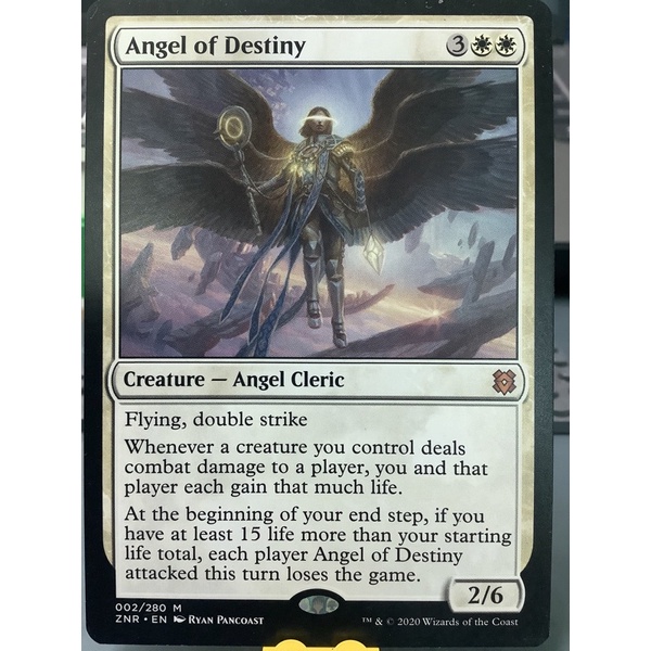 MAGIC: The Gathering - Angel of Destiny (Zendikar Rising) | Shopee ...