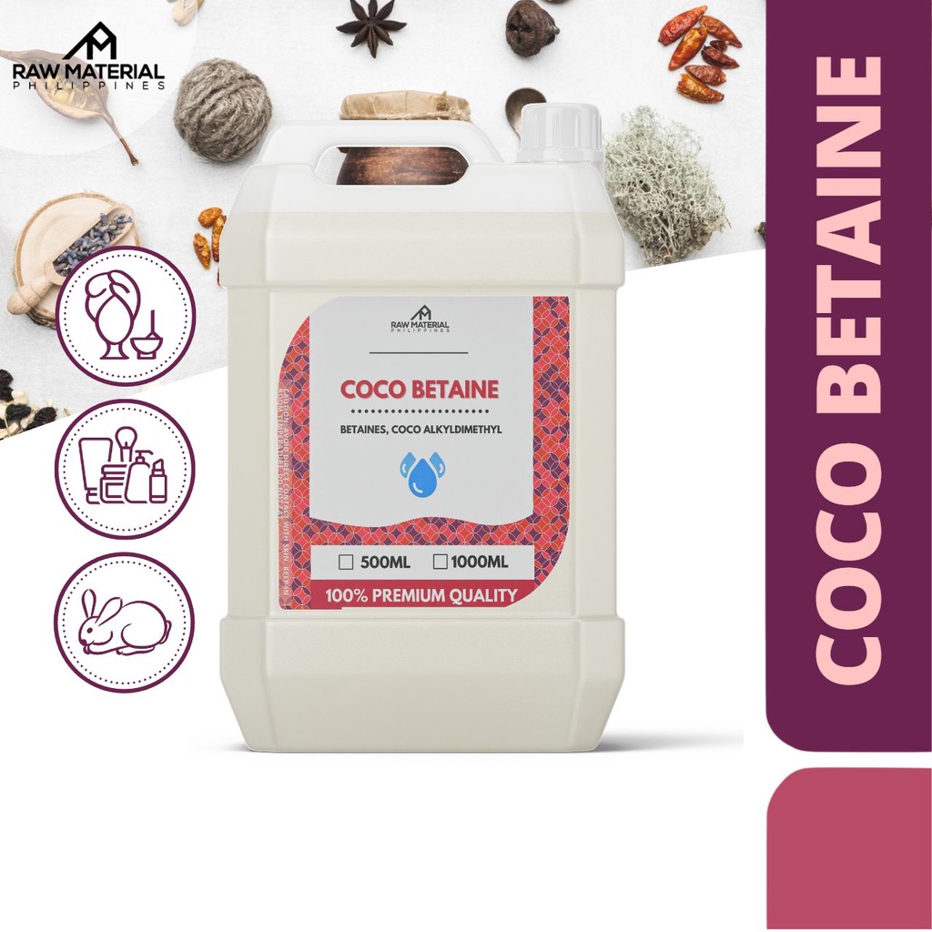 Coco Betaine | Cocoamidopropyl Betaine (CAPB) (500ML, 1000ML) - Raw ...