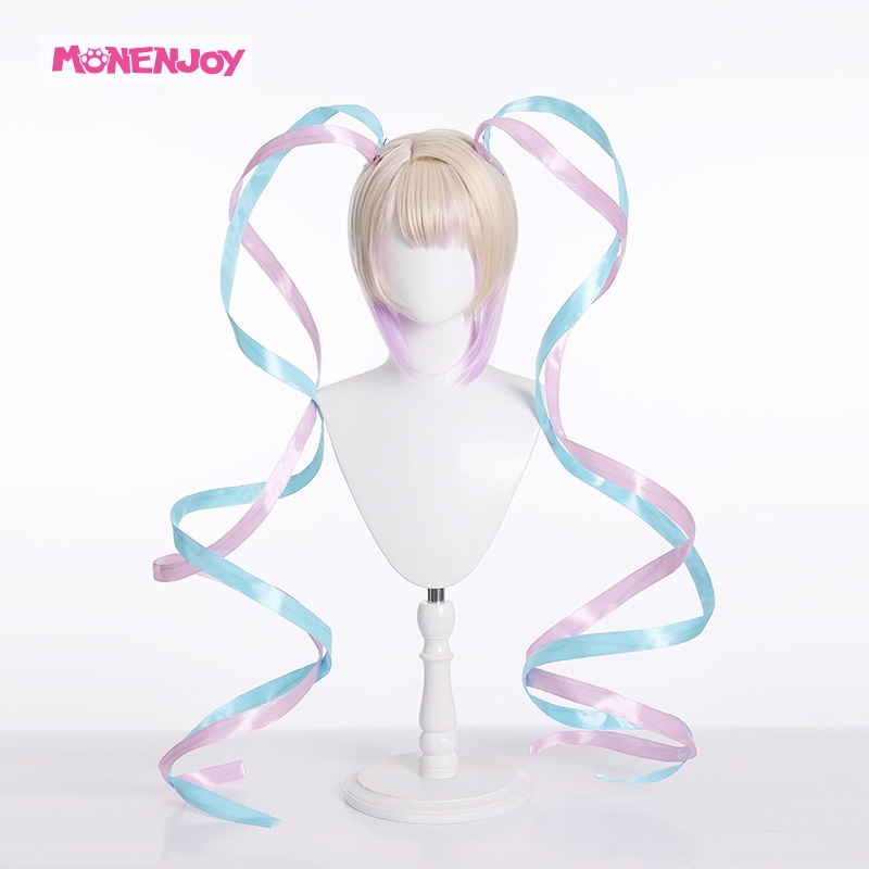 Monenjoy Hololive Needy Girl Overdose KAngel Cosplay Wig Angelchan