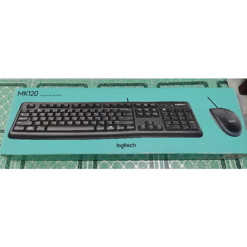 Logitech MK120 Keyboard and Mouse Combo Shopee Philippines