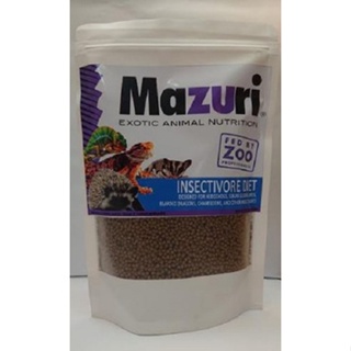 Mazuri Insectivore Diet 1lb (Anoles, Basilisks, Bearded Dragons, Chameleons, Geckos, Hedgehogs, Suga