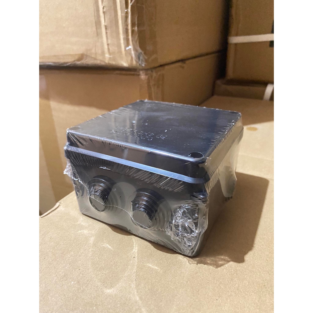 BLACK CCTV Weatherproof Outdoor Camera Junction Box Enclosure IP65