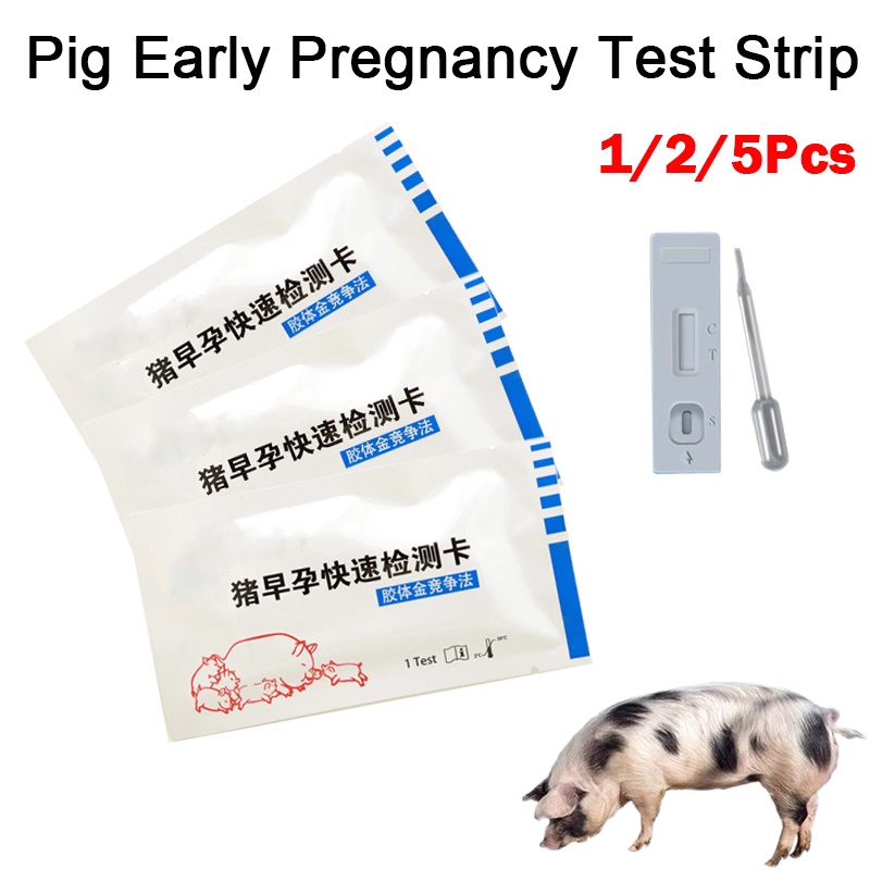 Pig Early Pregnancy Test Strip Sow Pregnancy Detection Tester Pig