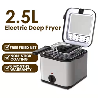 Deep fryer 2.5L fryer  Mini electric fries Deep fryer frying pan deep fryer