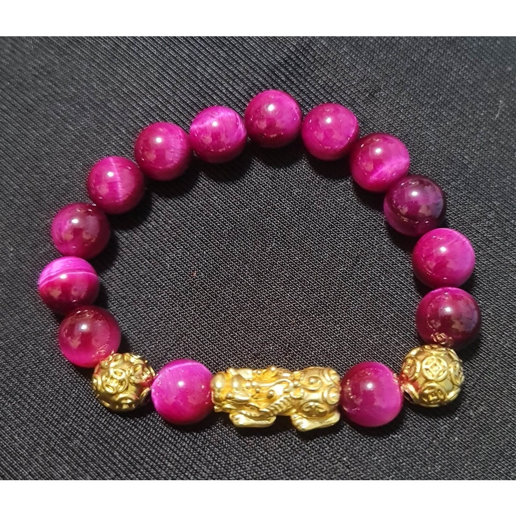 lucky-protection-elastic-bracelet-2023-magenta-tiger-eye-with-non