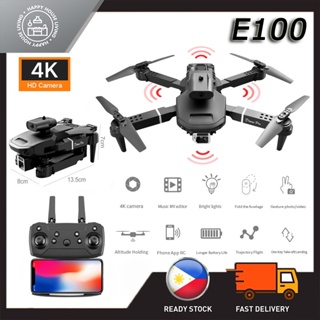 【COD】E100 Pro with Dual Camera 4k HD Mini Drone wide angle WiFi Fpv Dro{PLEASE READ THE DESCRIPTION}