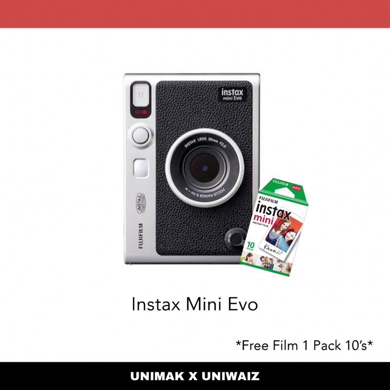 Fujifilm Instax Mini Evo Hybrid Instant Camera Brand new Original