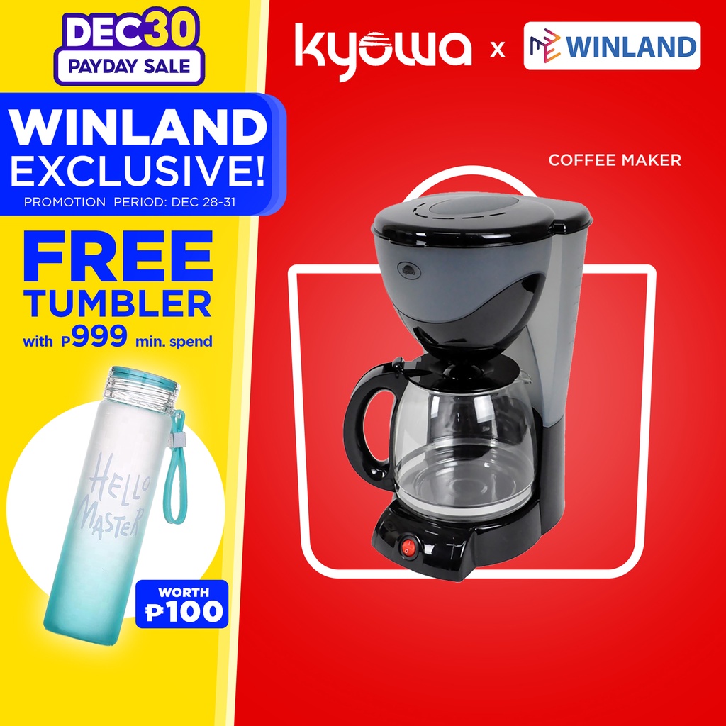 KYOWA by Winland Coffee Maker Coffee Machine 12 Cups w/ Aroma and Anti