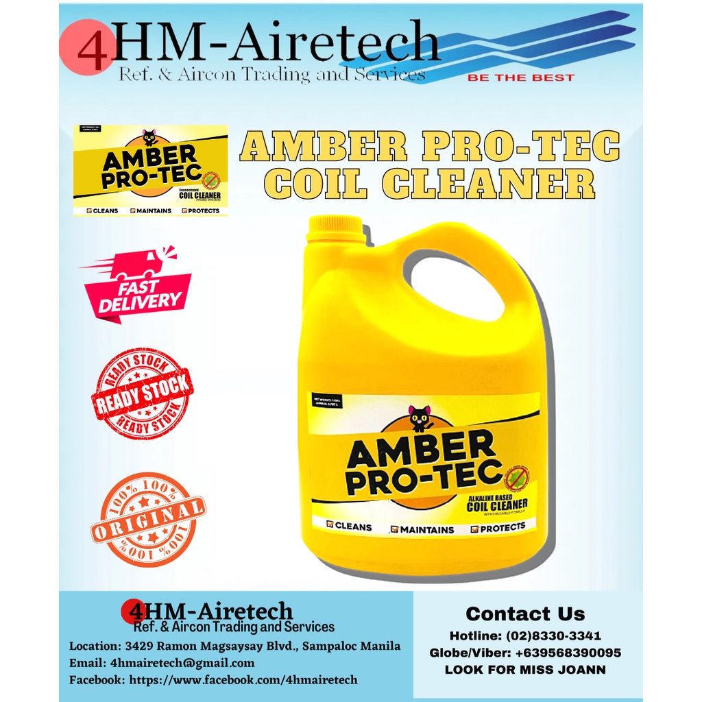 4HM Amber ProTec Coil Cleaner Aircon Cleaner Shopee Philippines
